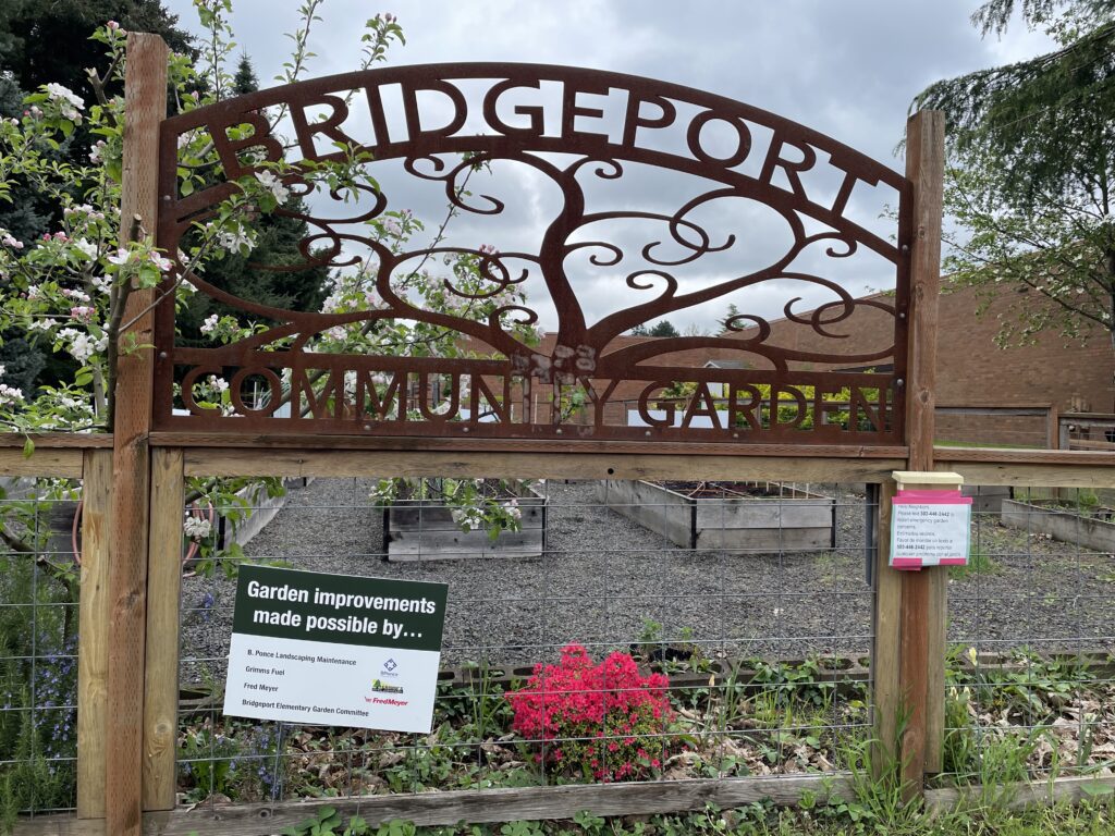 Bridgeport Garden Sign